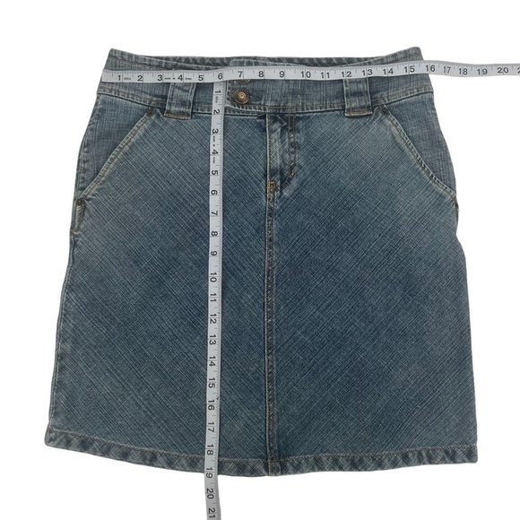 GAP Midi Stretch Jean Skirt Size 6 Women’s - Picture 4 of 7